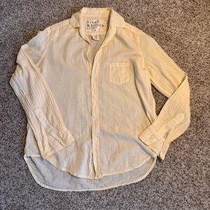 Frank & Eileen Cotton Eileen Yellow Shirt - XS